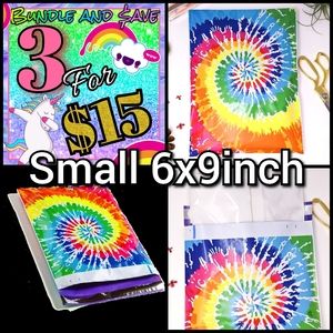 Poly mailers small 6x9 tie-dye